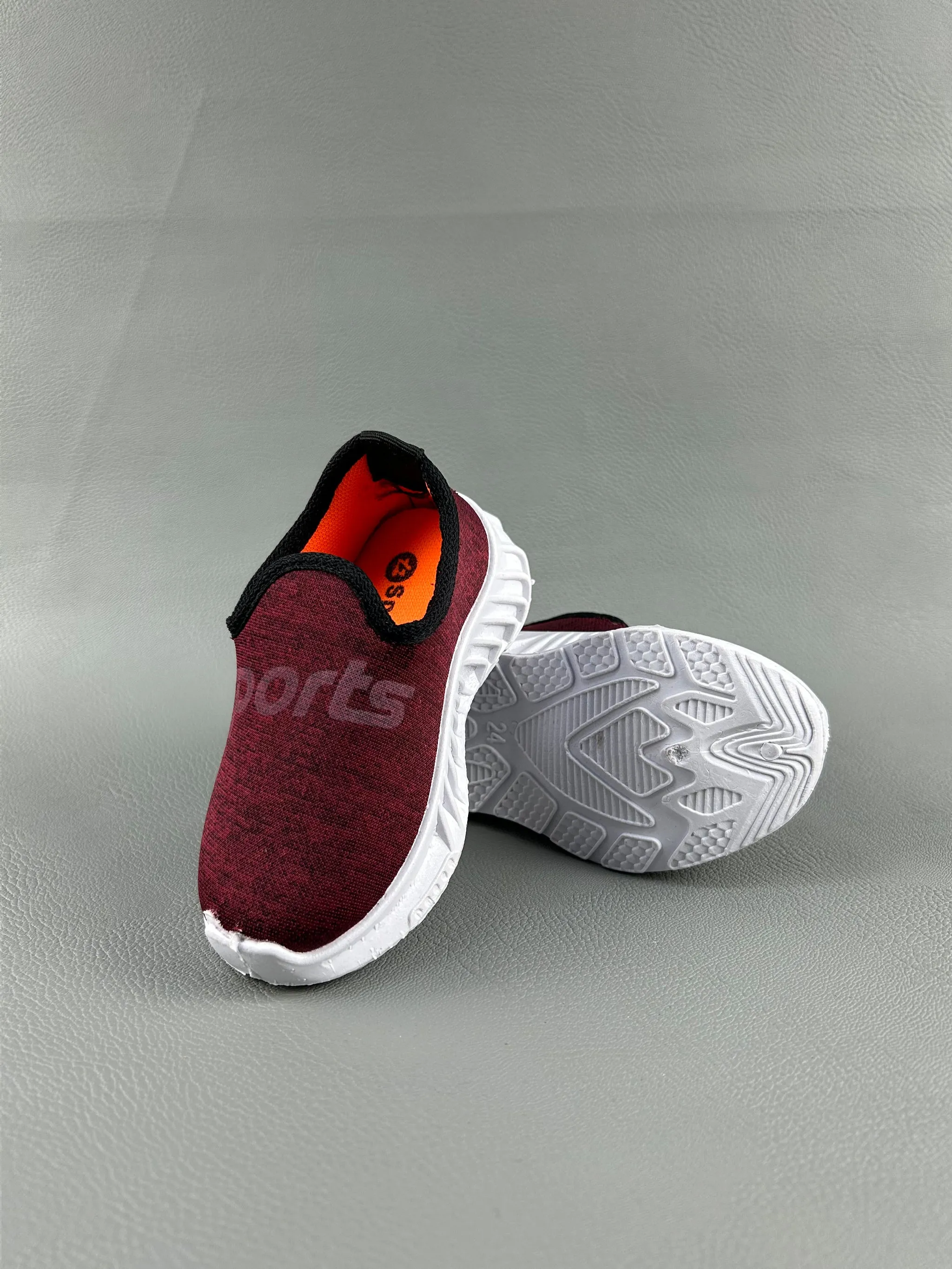 10Mth - 3Yrs Maroon Shoes For Boys BJ36