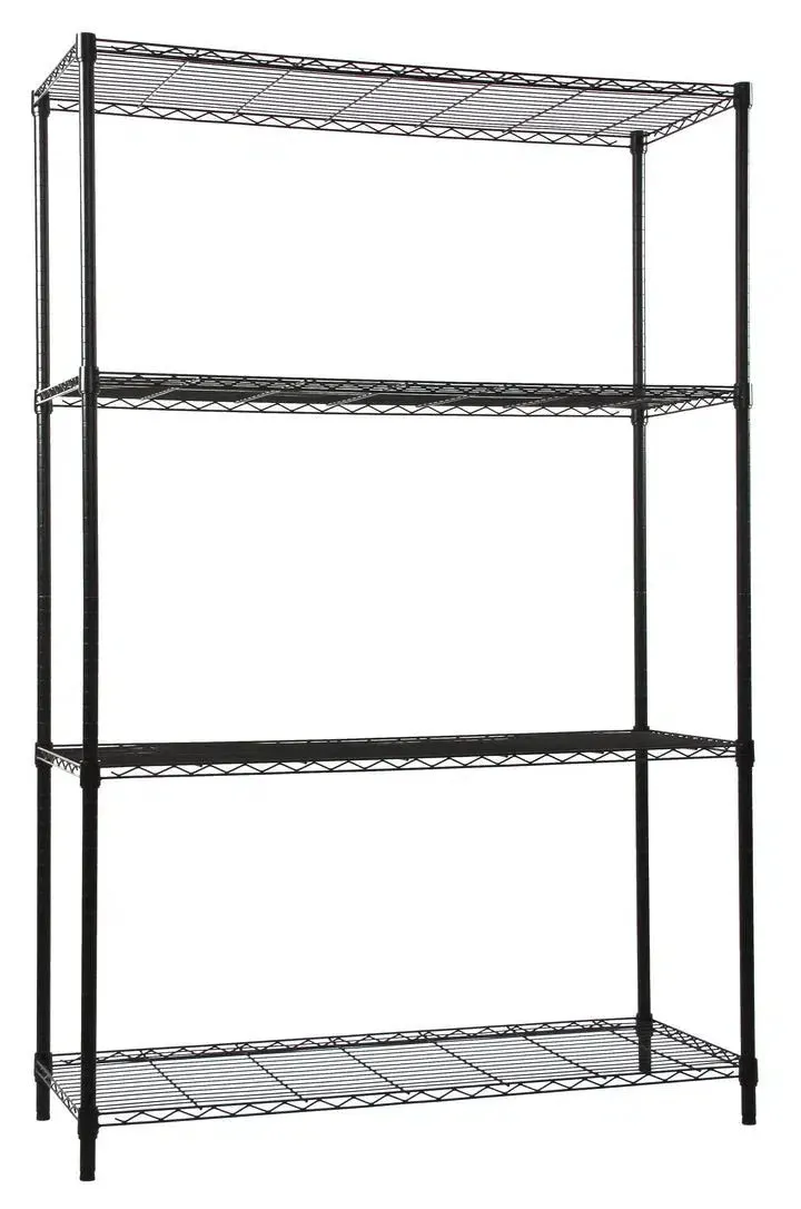 1272B | 12" x 72" Black Epoxy Shelving Unit