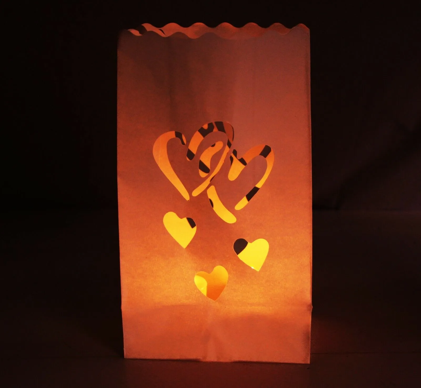 20 X Lantern Bags Tealight Candle Wedding Party Decoration Bag Christmas Love