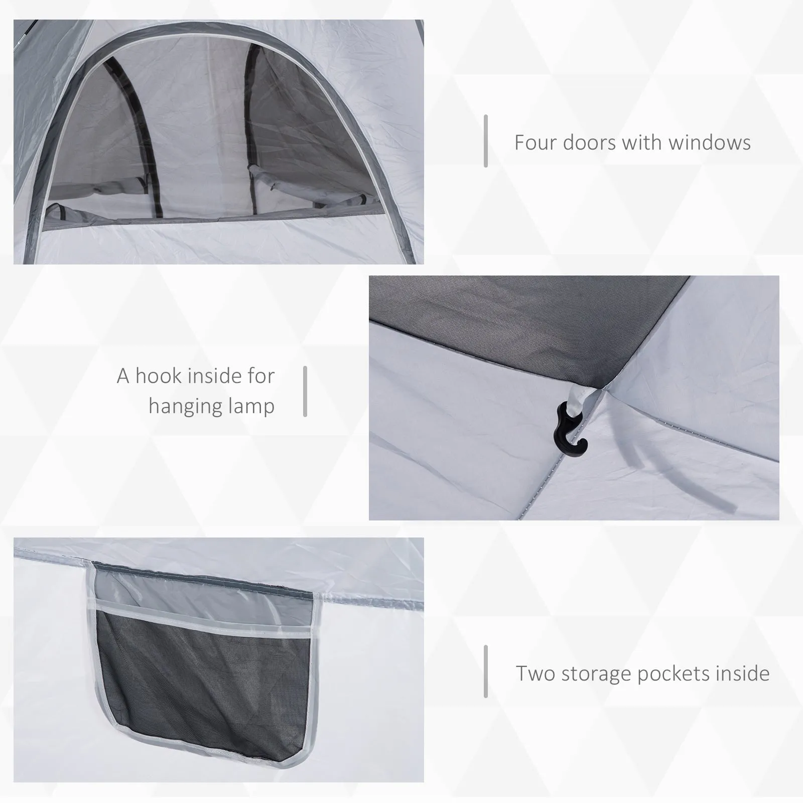 4 Person Automatic Camping Tent