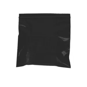 6" x 9" - 2 mil Black Reclosable Poly Bags