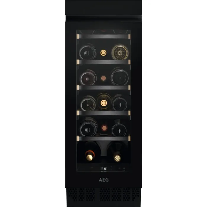 AEG AWUS018B7B Integrated Under Counter Wine Cooler 81.8 CM - Black