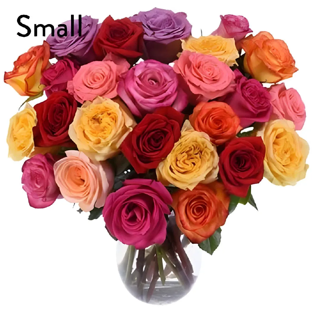 Assorted Roses Gift Bouquet