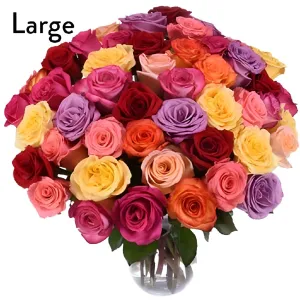 Assorted Roses Gift Bouquet