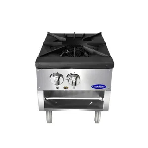 Atosa ATSP-18-1L-NG 18" Natural Gas Single Burner Stock Pot Range Low Height