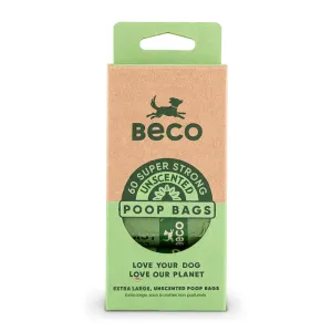 Beco Super Strong Unscented Dog Poop Bags 60pk^^^