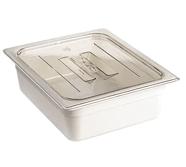 Cambro 60CWCH135 1/6 Size Clear Polycarbonate Camwear Food Pan Lid with Handles | Denson CFE