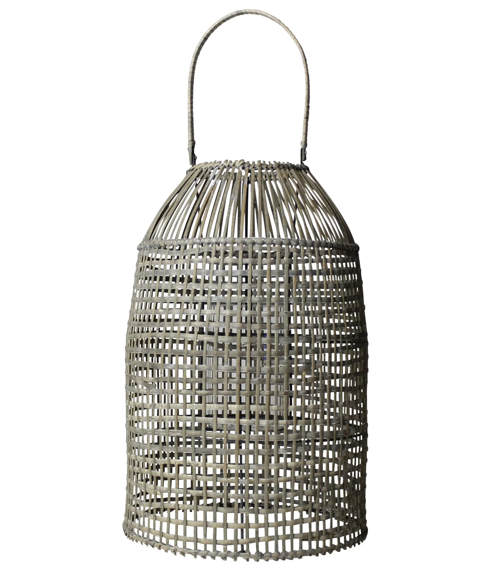 Cayman Lantern, Rattan - Natural By HomArt