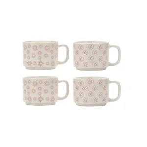 Ceramic Mug Assorted Design 530ml 4pack