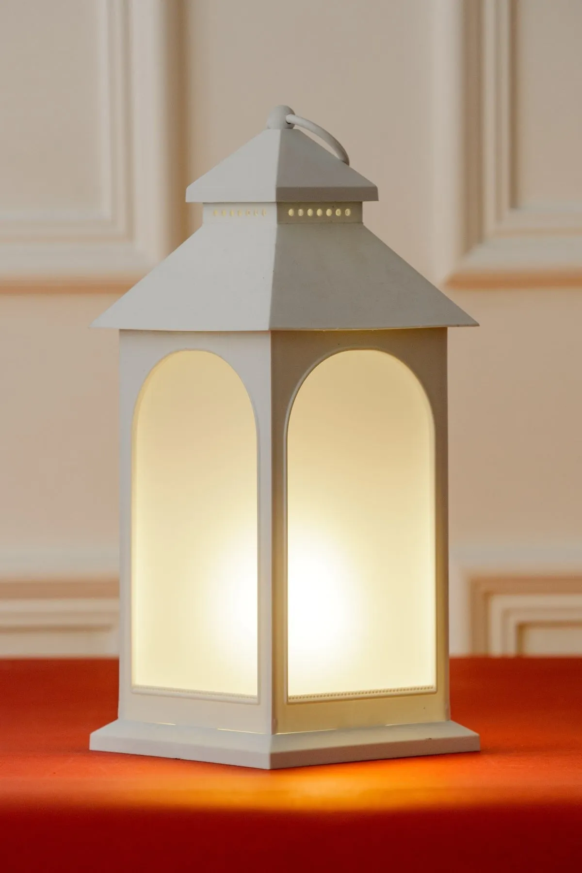 Christmas Lantern Flicker Glow Led White