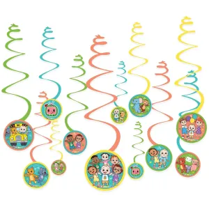 CoComelon Hanging Swirl Decorations