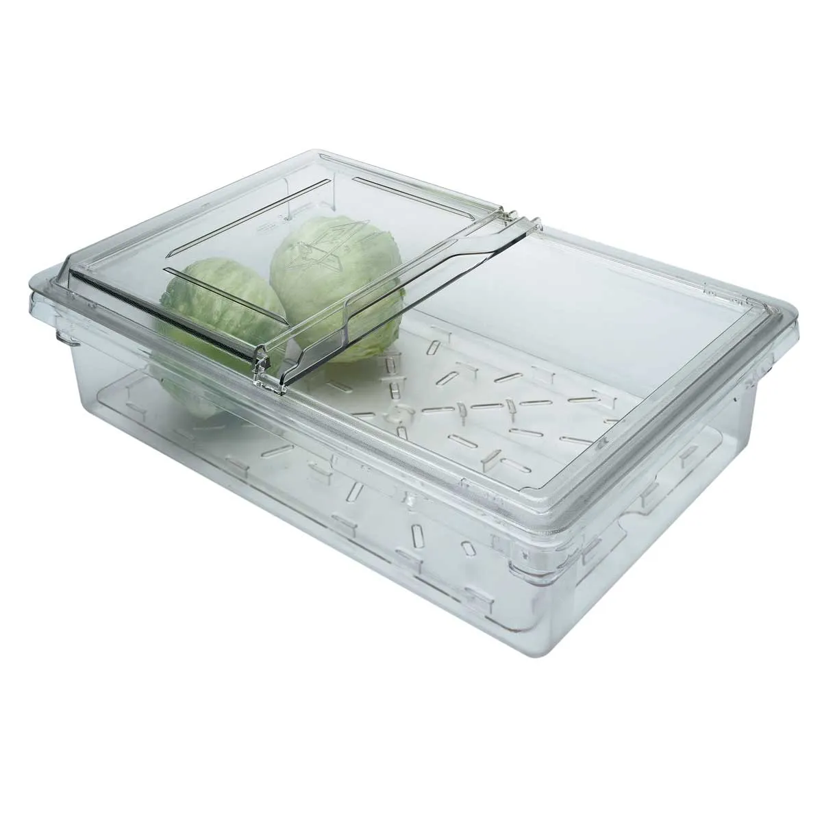 Culinary Essentials by Cambro 18269CW135 Camwear Food Box, Clear, 13 gal.