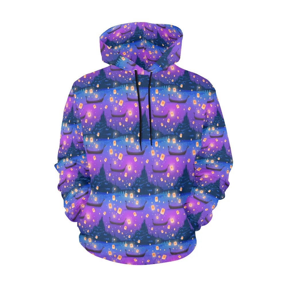 Disney Tangled Rapunzel Floating Lanterns Hoodie for Men