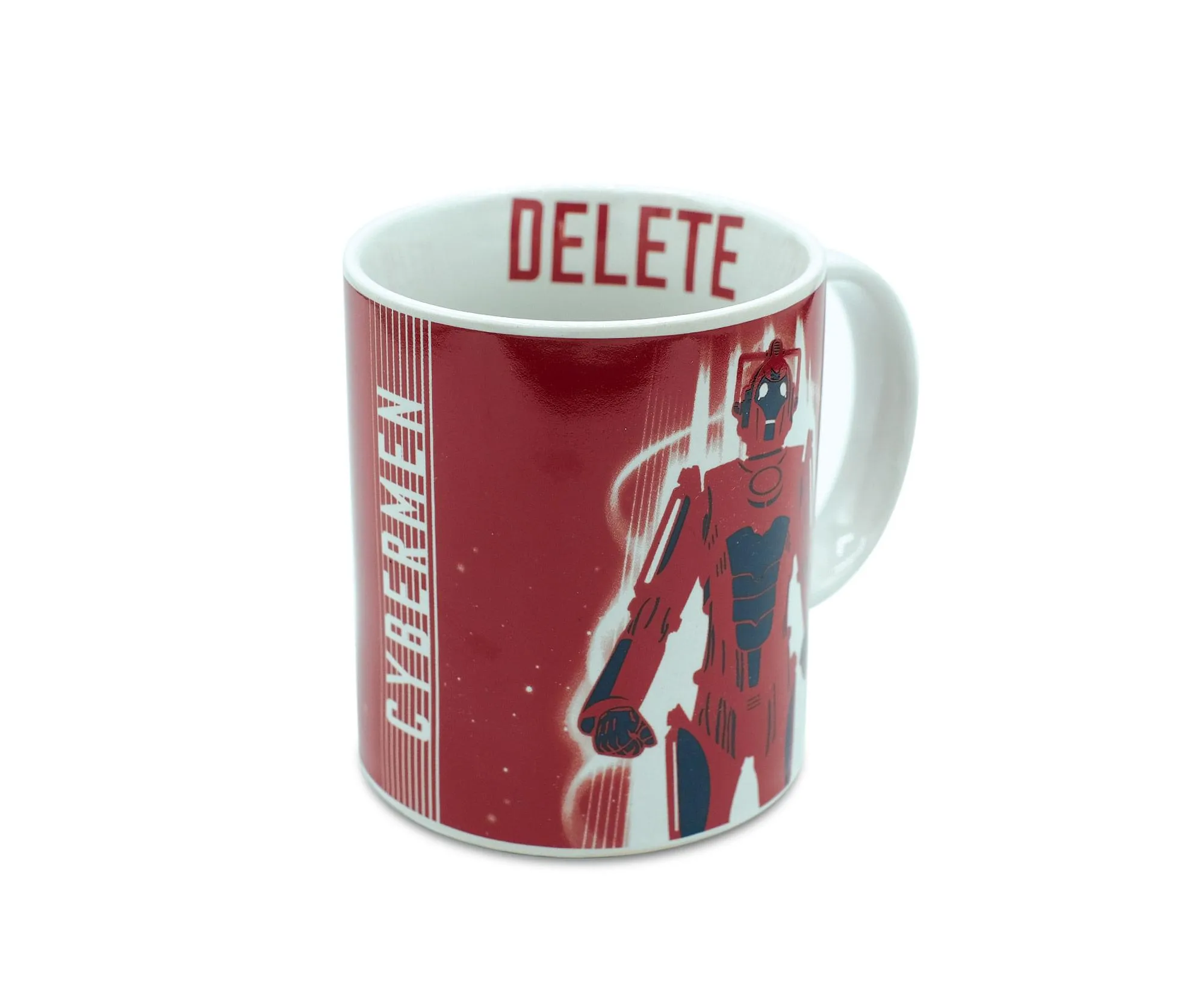 Doctor Who Red Cyberman Ceramic Coffee Mug