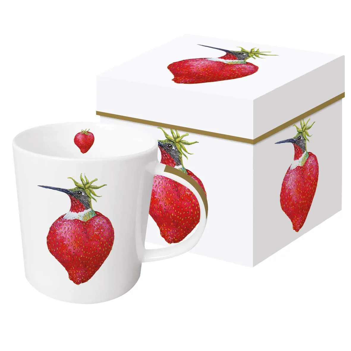 Eclectic Porcelain Mug In Gift Box