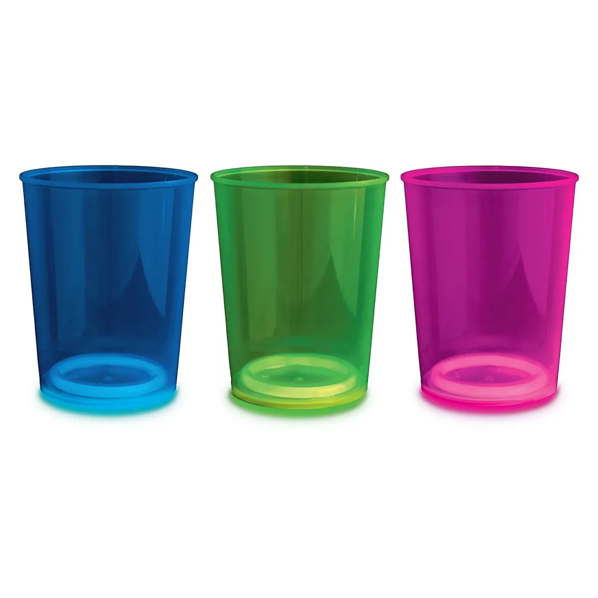 Glow in the Dark Party Cups, 13.5 oz, 8 Count