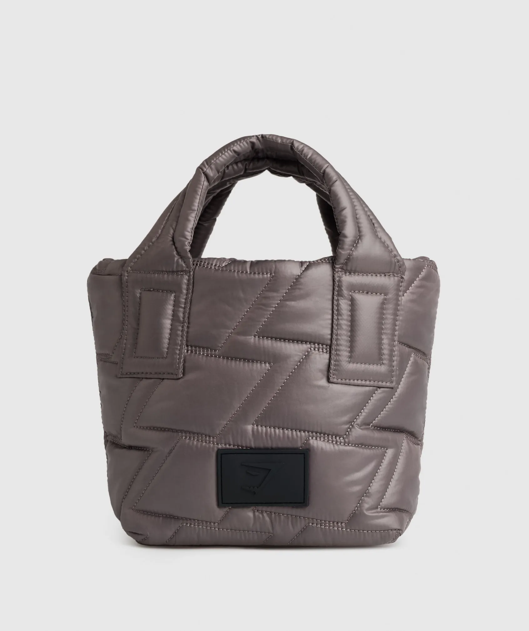 Gymshark Quilted Mini Tote - Cool Brown