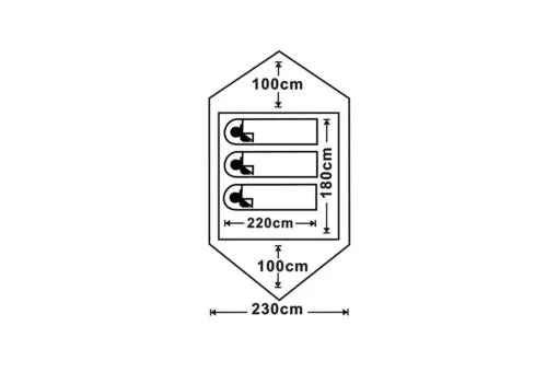 Hotcore Mantis 3-Person Tent