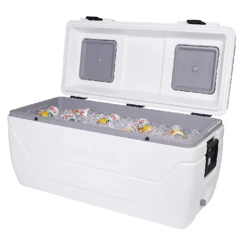 Igloo 165-quart Maxcold Chest Cooler With Butterfly Quick Access Hatch - 41.25 x 17.75 x 22.6 Inches