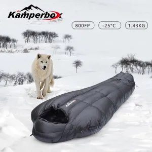 Kamperbox Winter Sleeping Bags Camping Down Sleeping Bags Winter Outdoor Ultralight Sleeping Bags Camping Equipments