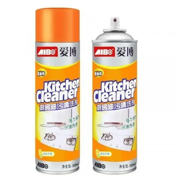 Kitchen Cleaner Spray, Grease Stain Remover 500ml Oil Stain Kitchen Cleaner With Fragrance