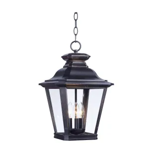 Knoxville 18 in. Outdoor Hanging Lantern Bronze finish