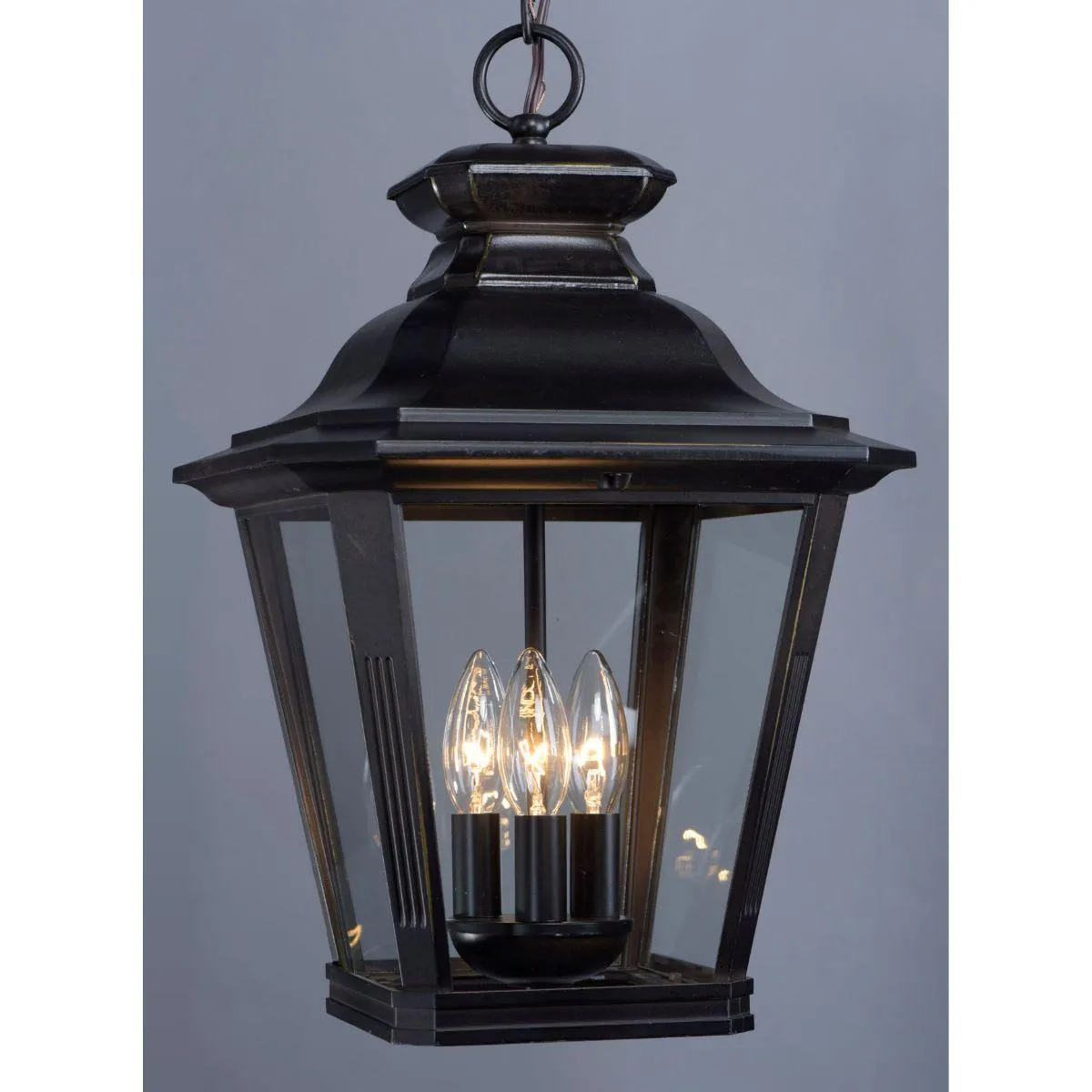 Knoxville 18 in. Outdoor Hanging Lantern Bronze finish