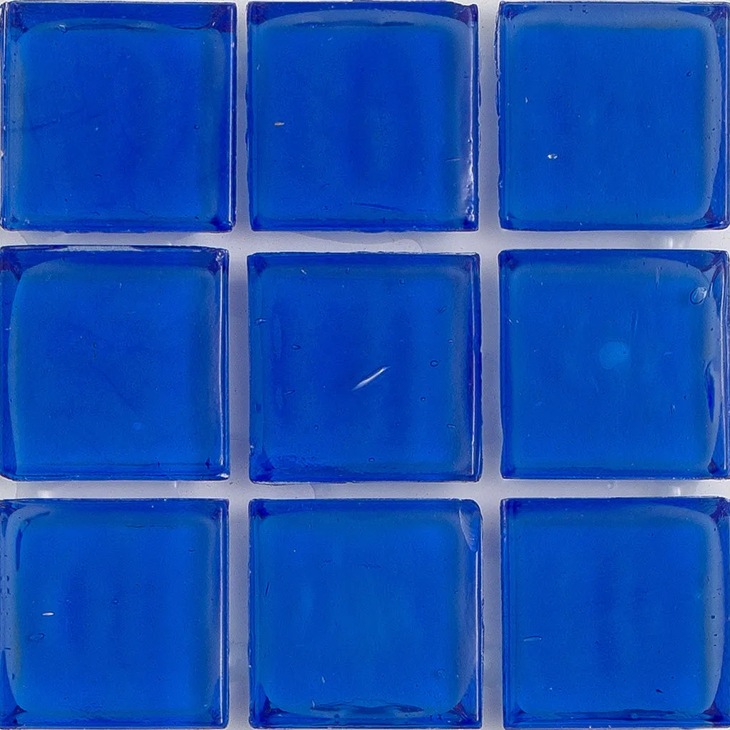 Lapis Clear, 1" x 1" - Glass Tile