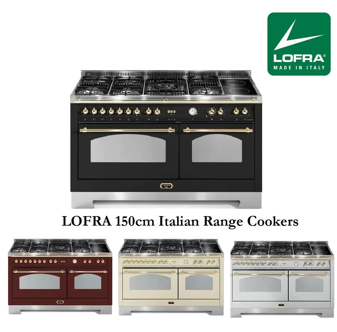 Lofra Dolcevita RBI D156MFT MFT/AEOV 150cm Gas Dual Fuel Range Cooker 150cm