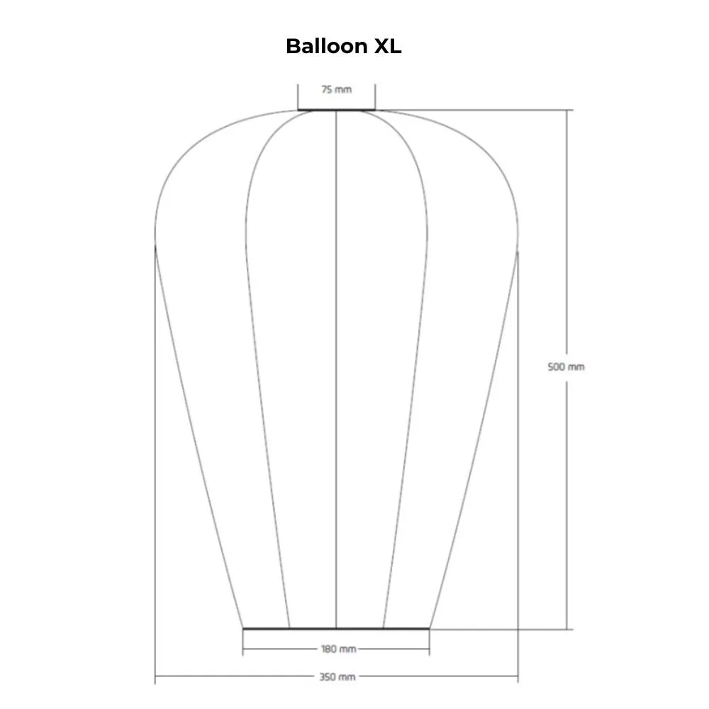 Lumiz Outdoor LED Solar Lantern - Balloon XL