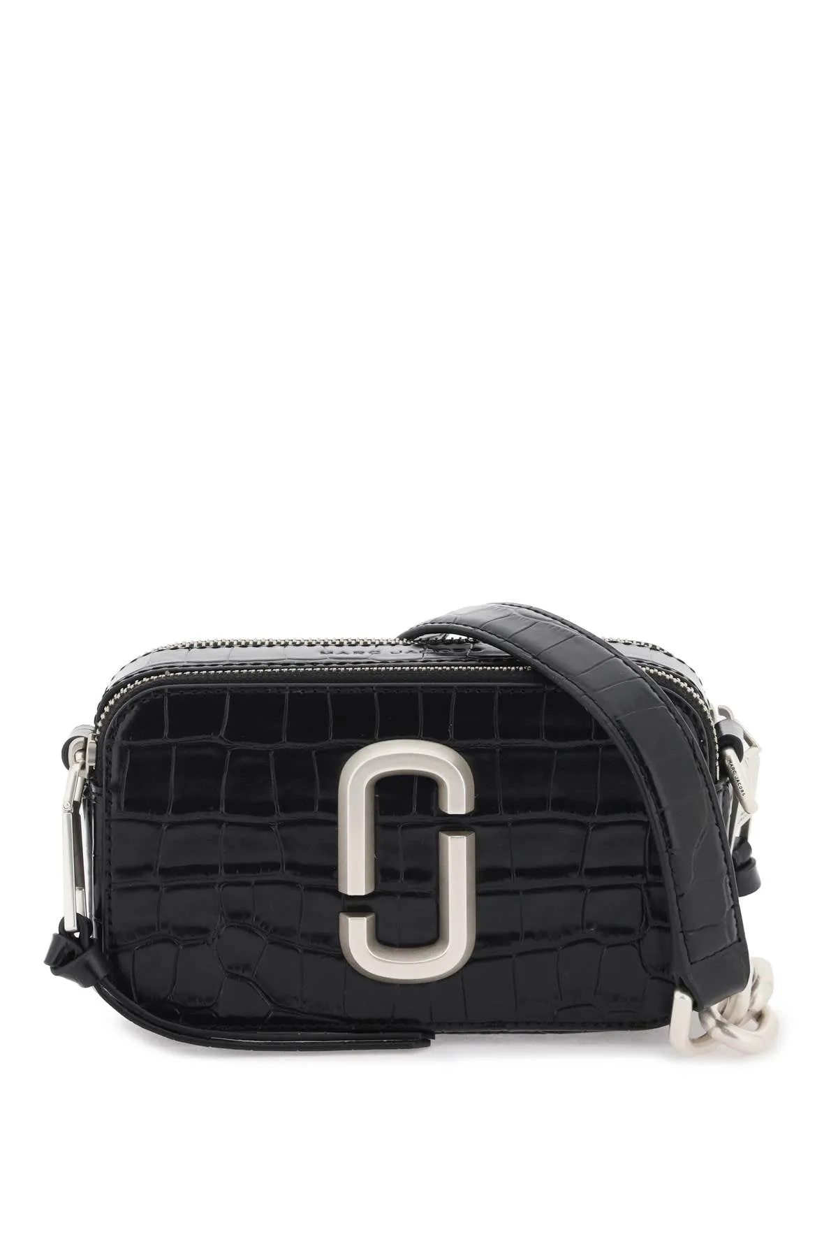 Marc jacobs the croc-embossed shoulder snapshot bag