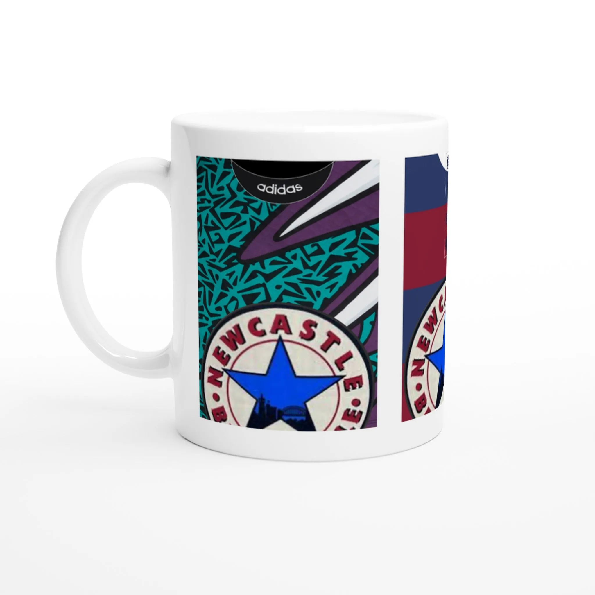 Newcastle Retro Brown Ale Star  - White 11oz Ceramic Mug