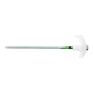 Outdoor Equipped Steel Screw In Peg Single