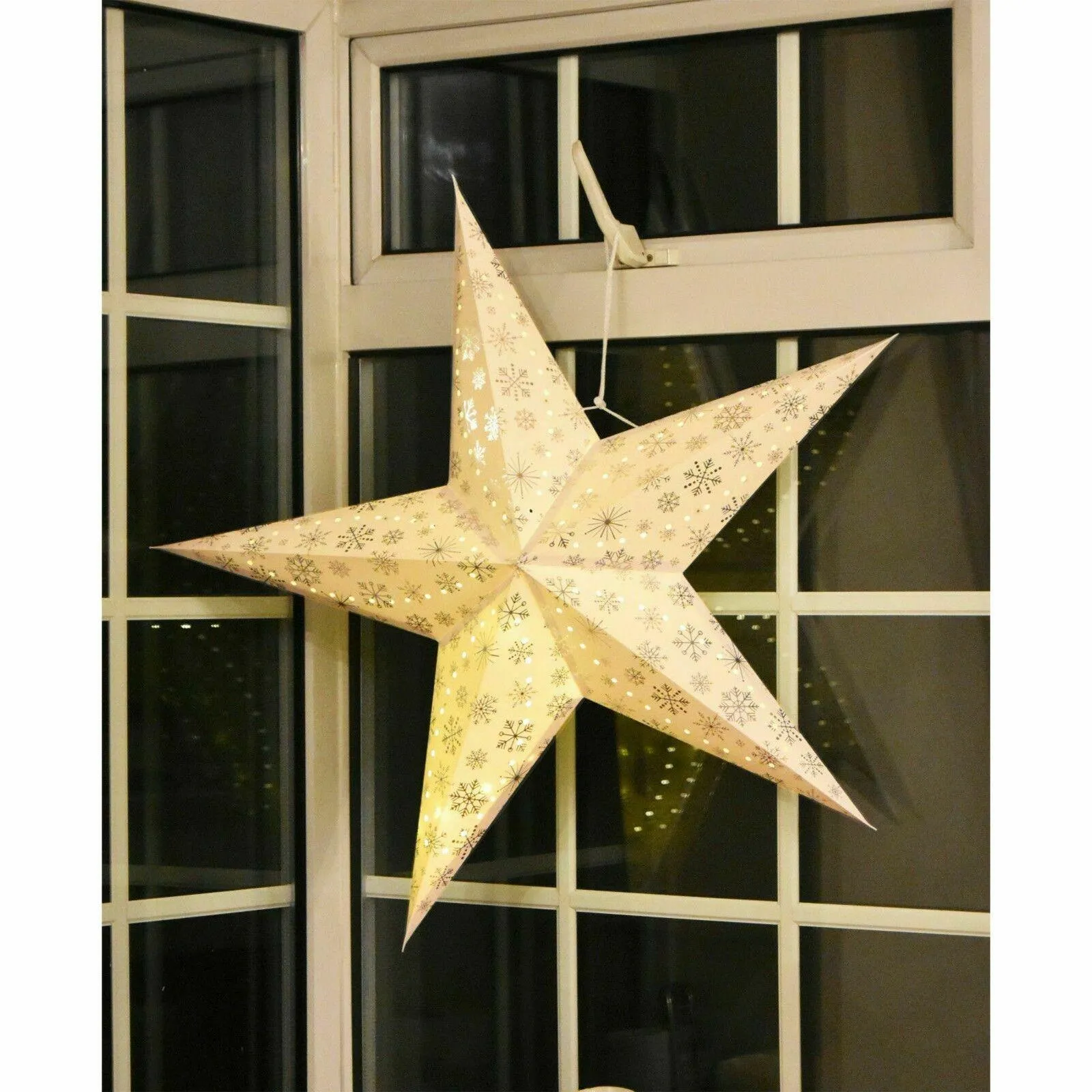 Paper Led White 40 cm Star