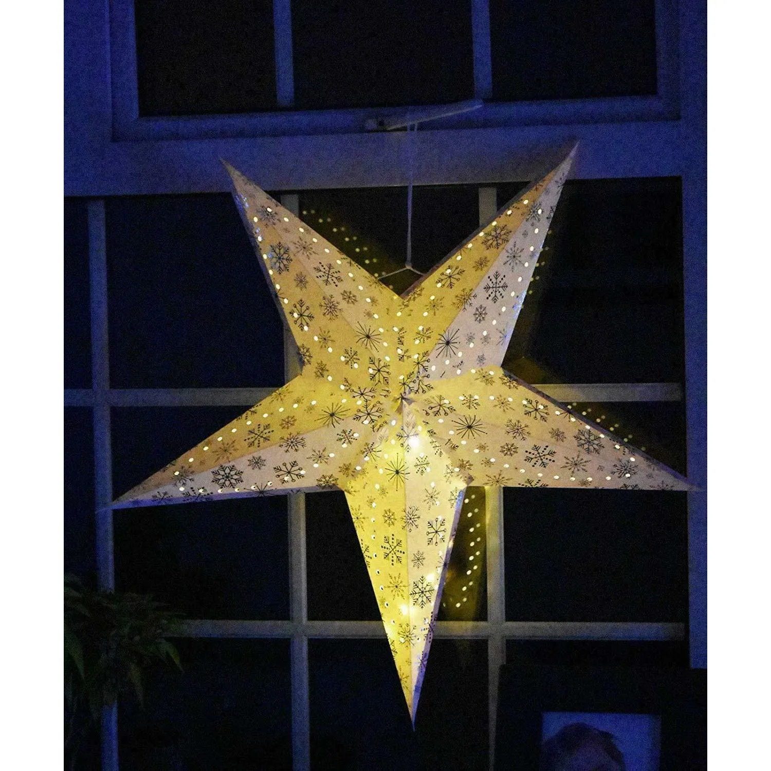 Paper Led White 40 cm Star