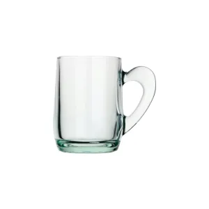 Pasabahce Glass Coffee Glass Mug 335ml Recycle 2pc 24208