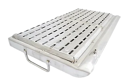 Reinforced Stainless Steel Double Griddle Flat Top Grill for outdoor burners/Parrilla de acero inoxidable reforzado para quemadores y estufas