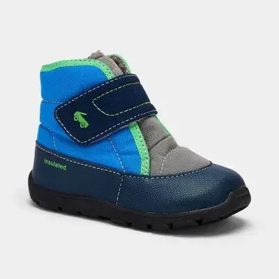 See Kai Run Basics Toddler Nylon Hook-And-Loop Ankle Winter Boots