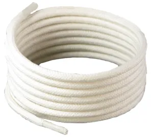 Shoelaces & Boot laces 90 cm long 5.0 mm Round Cream