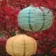 Solar Lantern - LED Outdoor Hanging & Table Light - Sold Individually - Teal Pumpkin