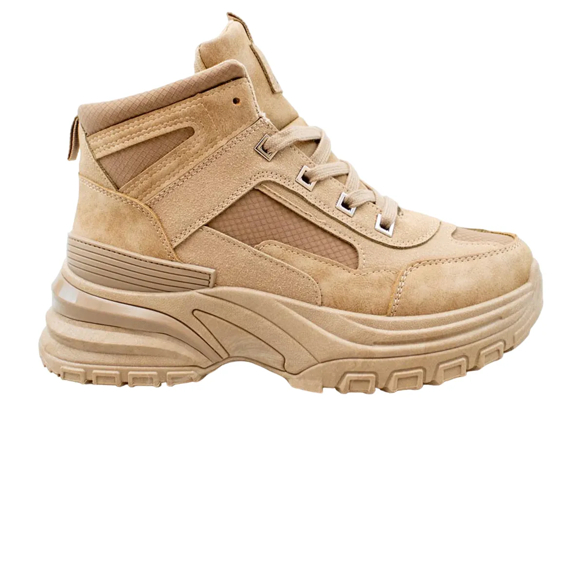 Soviet Mono HI Top  Khaki Boot