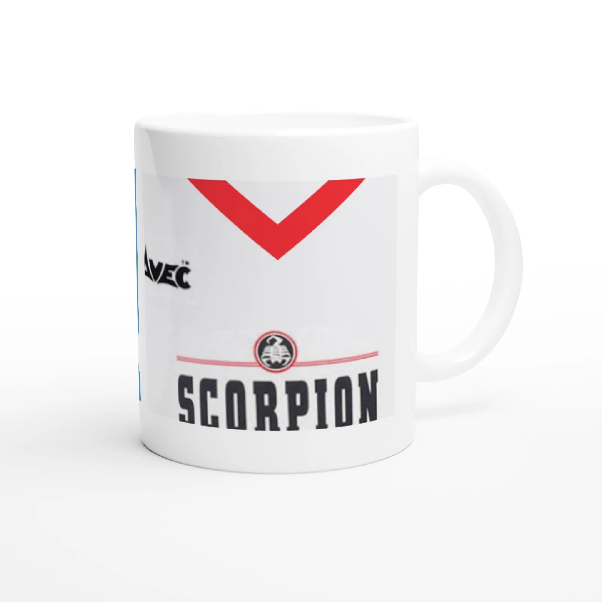 Sunderland Retro Away Kits - White 11oz Ceramic Mug