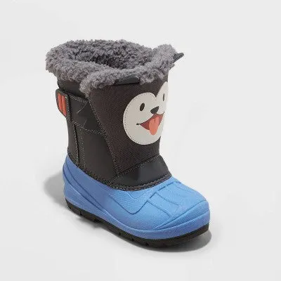 Toddler Boys' Frankie Winter Boots - Cat & Jack Blue 7T