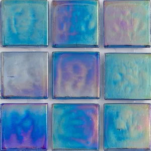 Topaz Iridescent, 1" x 1" - Glass Tile