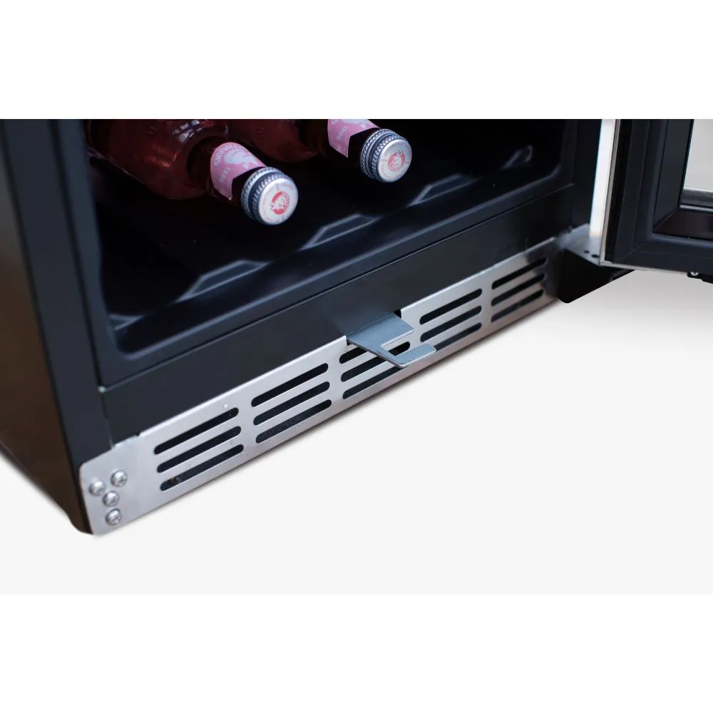 TrueFlame TF-RFR-15WD Outdoor Rated 15" Dual Zone Wine Cooler