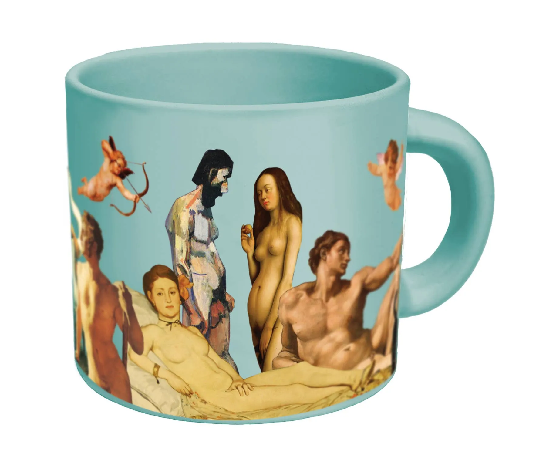 Unemployed Philosophers Guild - Great Nudes of Art Heat-Changing Coffee Mug