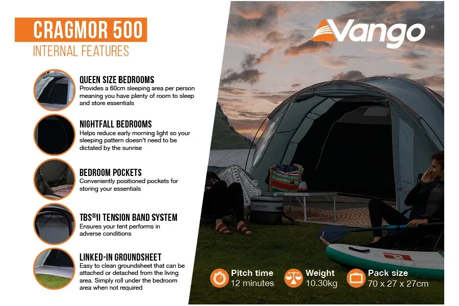 Vango Cragmor 500 Poled Tent