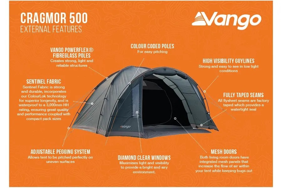 Vango Cragmor 500 Poled Tent