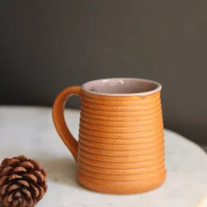 Venia Rust Ceramic Mug (220 ML) - Set of Two