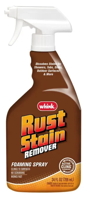 Whink 349944 Rust Stain Remover, Yellow, 24 oz, Bottle :EA: QUANTITY: 1